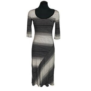 Max Studio Long Sleeve Stripe Maxi Dress - Women’s XS
